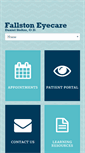 Mobile Screenshot of fallstoneyecare.com